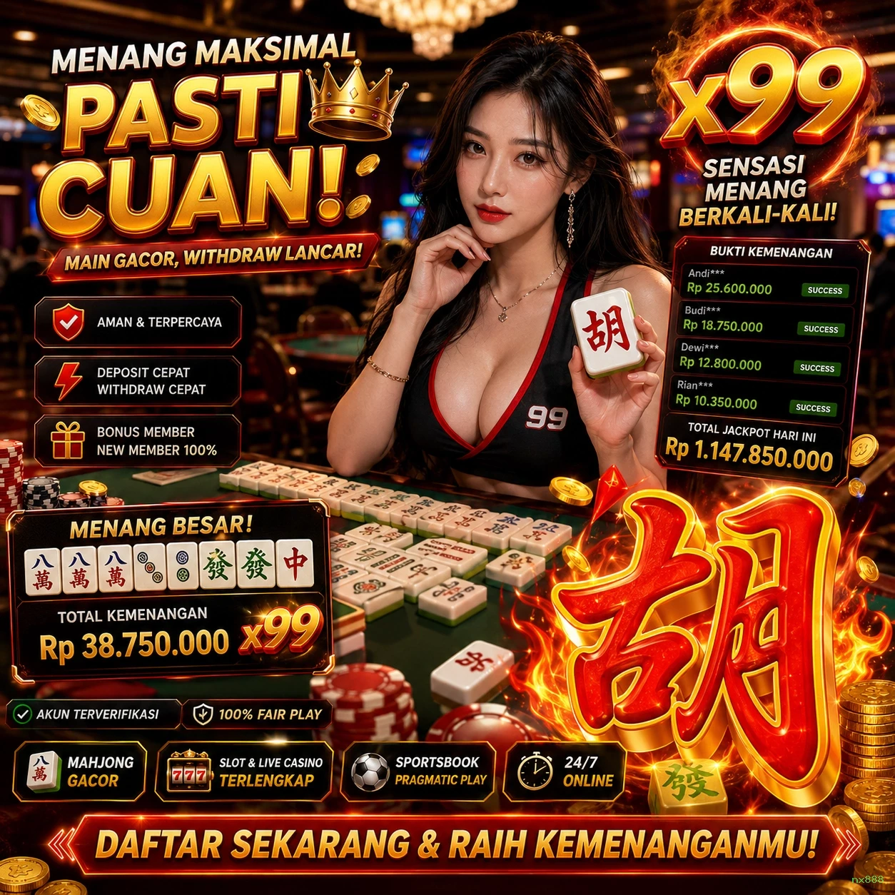 nx888 Bonus Menarik